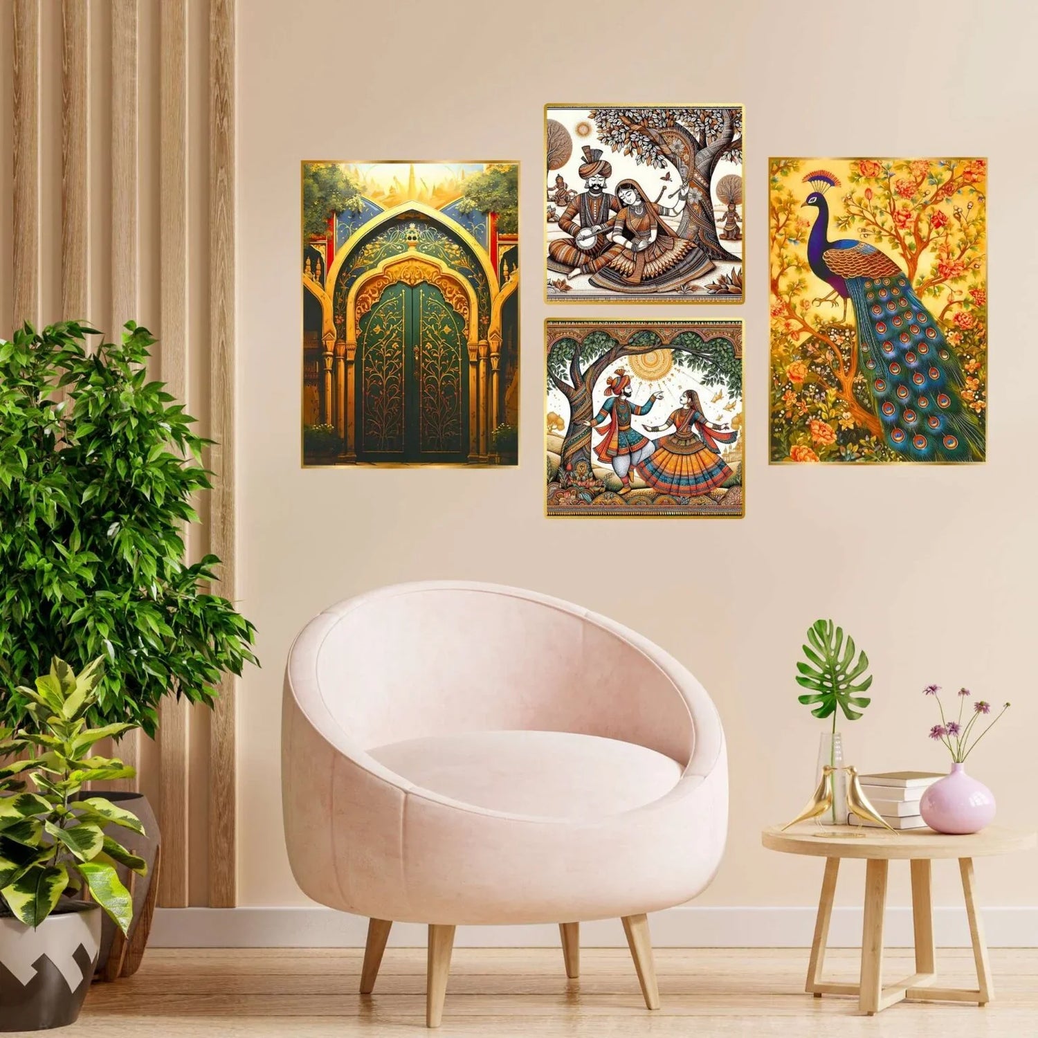 Golden Frame Wall Paintings