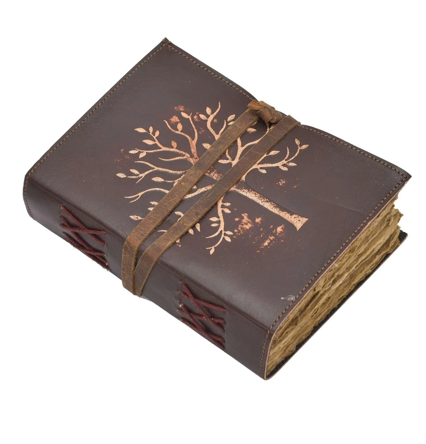 Embossed Tree of Life|Leather Diary